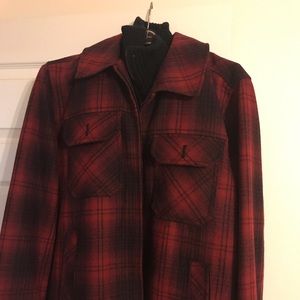 Bass plaid coat
